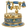 thumbnail image 4 of Craft Ornament, Antique Telephone Model, Bright Color Enamel Craft Office For Gifts Home Collection, 4 of 8