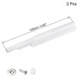 thumbnail image 2 of Unique Bargains Magnetic Touch Catch Latch Push To Open System Damper Buffer for Cabinet Door Cupboard White 2Sets, 2 of 4