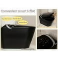 thumbnail image 5 of WinZo Smart Toilet with Bidet, 17 inch Comfort Seat Height, Auto Open/Close Foot Kick Flush Heated Seat, LED Night Light, 1.28 GPF Multiple Cleaning Modes (Matte Black), 5 of 7