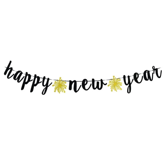 Happy New Year Banner- 2026 New Years Eve Party Supplies,Happy New Year 2026 Sign for New Years Decorations