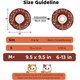 thumbnail image 2 of Adjustable Cat Cone Collar Soft, Cat Recovery Collar, Cone for Cat After Surgery, Cat Neck Cone, Elizabethan Collar for Cat and Kitten (Donut M (Neck:, 2 of 4