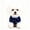 Blue, variant on Small Dog Sweater XS Pet Clothes for Chihuahua Yorkie Teacup Breeds Soft Warm Fall Winter Apparel for Male Female 8.3 inches