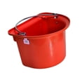 thumbnail image 2 of jinwen Seau D'Alimentation pour Chevaux Facile à Transporter en Forme de d Ergonomique Ranch Extérieur Mangeoire Rouge, 2 of 9