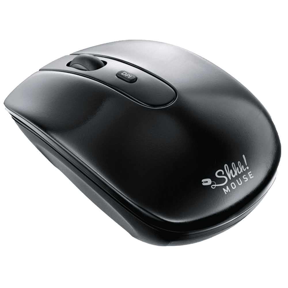 ShhhMouse Wireless Ergonomic Mouse for Laptop & Computer with USB