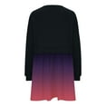 thumbnail image 5 of Lindreshi Fall Dresses for Teens with Long Sleeves Fashion Women Casual Loose Round Neck Long Sleeve Comfy Printing Dresses, 5 of 5