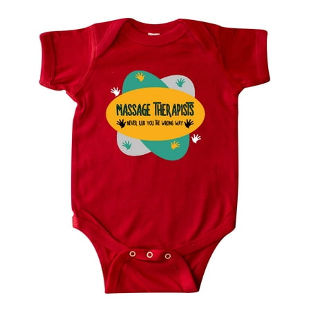 

Inktastic Massage Therapists Hands Rub Colorful Gift Baby Boy or Baby Girl Bodysuit