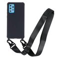 thumbnail image 1 of KAIYANG Funda de TPU mate flexible para Samsung Galaxy A53 5G con correa ancha y protección integral, estilo A, color negro, 1 of 5
