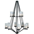 thumbnail image 5 of Meyda Tiffany 115096 Galen 12 Light 60" Wide Wrought Iron Candle Style Chandelier -, 5 of 5