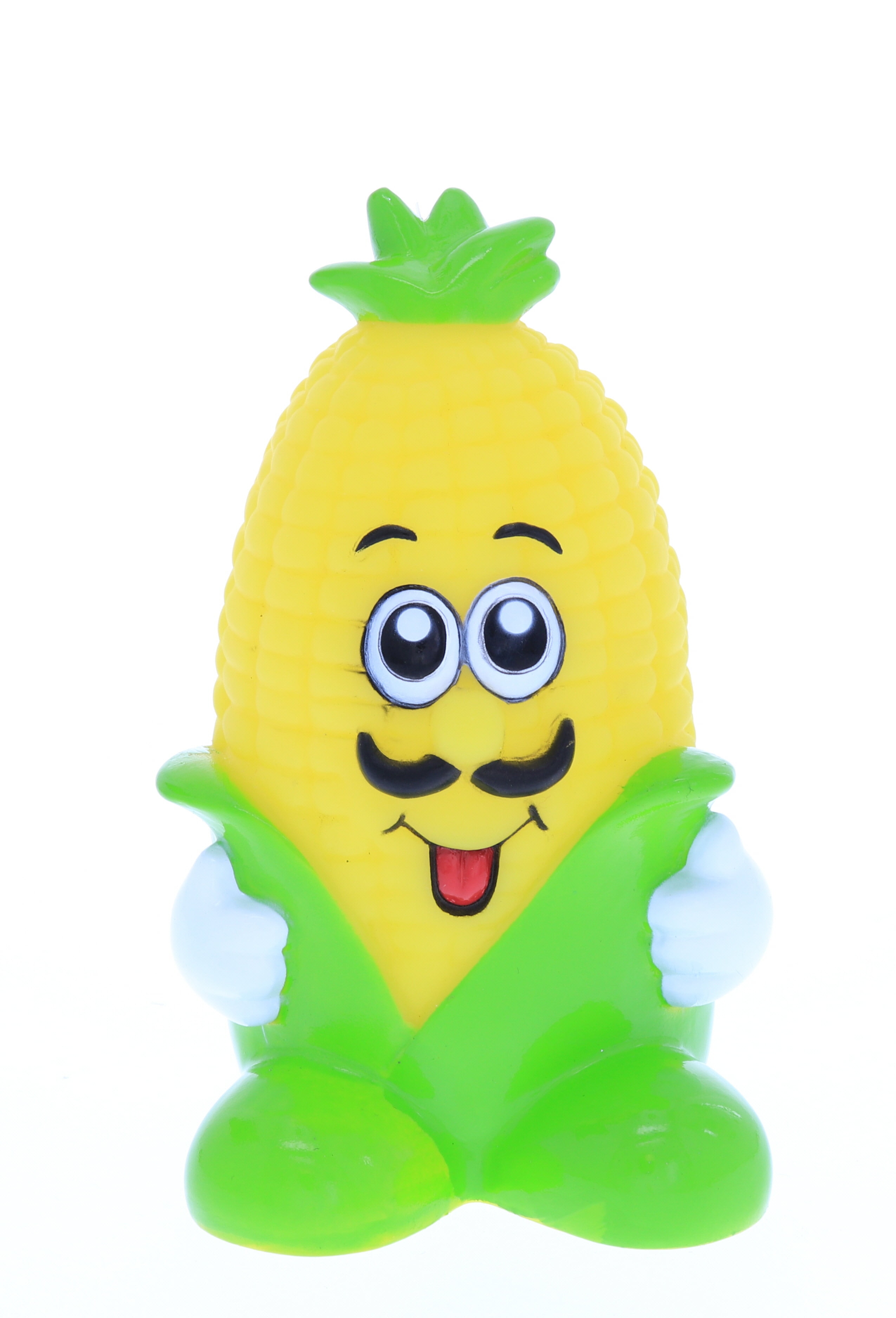 Vibrant Life Foodie Dog Toy with Squeaker, Corn on the Cob, Small