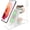 White, variant on YINIUTECHNO Wireless Charging Station: 3 in 1 Charger Stand for Apple - iPhone 16e 16 15 14 Pro Max 13 12 11 - Watch 10 9 8 7 6 5 4 3 2 SE and Ultra Series - Airpods 4 3 2 Pro(black)