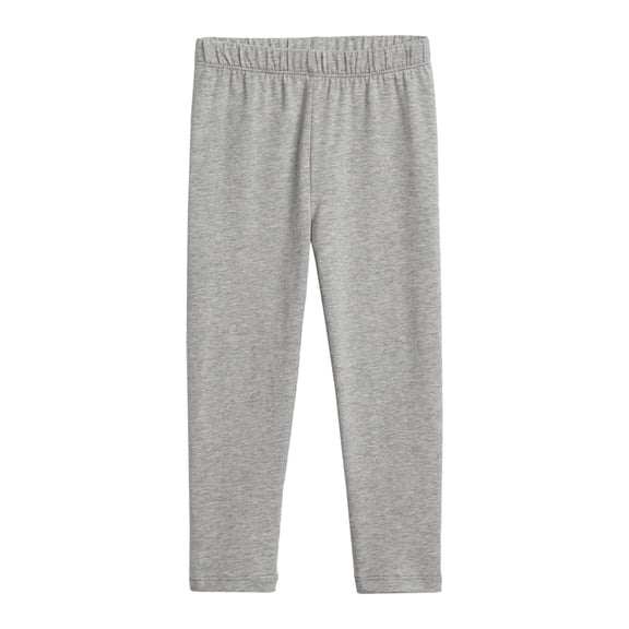 Leggings GAP Jersey elástico para bebés y niñas, gris jaspeado, 4T