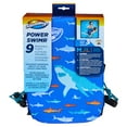 thumbnail image 5 of Swimways Power Swimmer Graduated PFD Shark Medium Kids Swim Vest, Blue, 5 of 5
