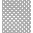 thumbnail image 3 of Star Duvet Cover Set, Big Stars Pattern Monochrome Modern Design Starry Night Themed, Decorative 3 Piece Bedding Set with 2 Pillow Shams, Queen Size, White Grey, by Ambesonne, 3 of 3