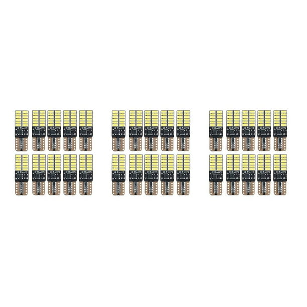 Sidaley 10 piezas de luz de posición de placa de matrícula universal surtido de lámpara de señal de giro de coche intermitente DRL Type1 NO1