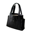 thumbnail image 4 of Bolso de hombro para mujer, moderno, para uso universitario, para viajes al aire libre, fiestas y vacaciones. Negro, 4 of 8