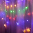 thumbnail image 3 of Butterfly Curtain String Light 14.8Ft 120LED Window USB Fairy Lights 24 Butterfly 8 Modes with Remote Control for Room Bedroom Patio Party Wedding Holiday Christmas Decoration (Colorful), 3 of 6
