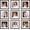 Brown, variant on 10x10 Picture Frame Set of 9, Display Pictures 8x8 with Mat or 10x10 without Mat, Multi Collage Gallery Square Photo Frames for Wall or Tabletop, Rustic Green