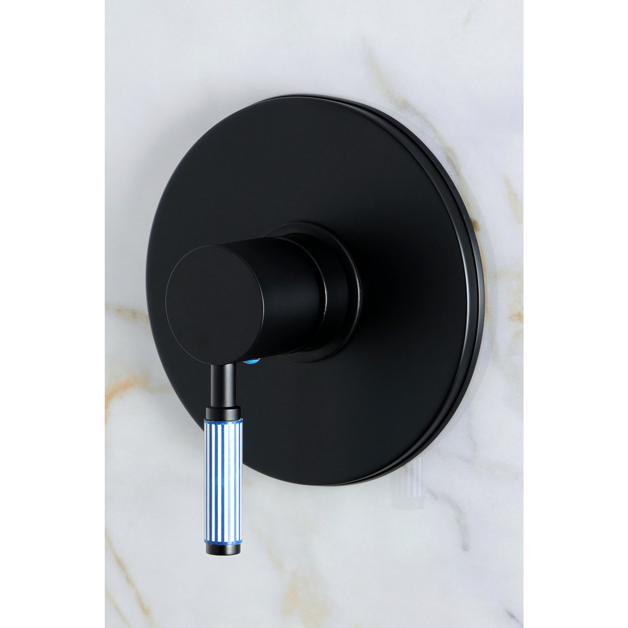 Kingston Brass KB8330KPSSO Verona Single-Handle Pressure Balanced Shower Faucet, Matte Black