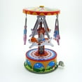 thumbnail image 4 of Juguetes de Hojalata de Metal de Carrusel de Cuerda Coleccionables, 4 of 7