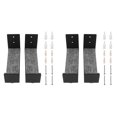 thumbnail image 1 of 2Pair Hot Surfboard  Mount Rack,Kayak Boat Wall Rack Black, 1 of 8