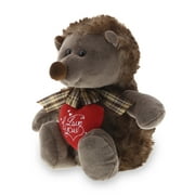 DolliBu I Love You Heart Hedgehog with Ribbon Plush - 9 inches