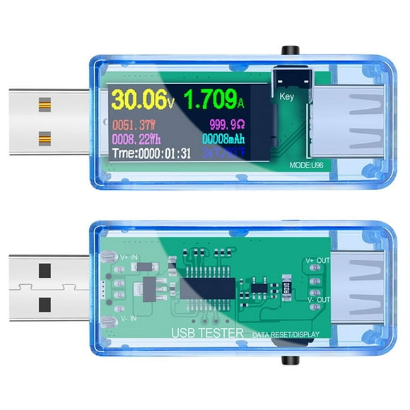 13 IN 1 Digital Display USB Tester Current Voltage Charger Capacity Doctor power bank Battery meter Detector+qc2.0/3.0 Trigger ,Accurate Testing