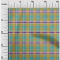thumbnail image 1 of oneOone Cotton Poplin Fabric Madras Check Printed Craft Fabric BTY 56 Inch Wide, 1 of 4