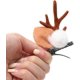 thumbnail image 5 of Diademas con astas de Navidad, pinzas para el pelo con flores artificiales, diademas para niñas y mujeres para fiesta de disfraces de Halloween Excelente Rendimiento, 5 of 5