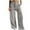 Gray-01, variant on Cargo Pants Women Baggy Parachute Pants Elastic Low Waist Multiple Pockets Wide Leg Trousers Joggers Hiking Pants