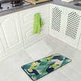 thumbnail image 4 of Coolnut Kitchen Rugs,Collage Parrot Non Slip Washable Cushioned Carpets Polyester AntiFatigue Comfort Porch Floor Mat Christmas Decoration 39×20 in, 4 of 7