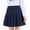 Dark Blue, variant on Yfalhf Girls Summer Solid Pleated High Waist A-Line Skirt Casual School Uniform Navy 150
