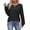 Black, variant on Zeagoo Sweaters for Women Long Sleeve Crew Neck Casual Pullover Knit Tops Fall Winter Trendy