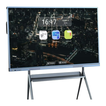 BELNET Smart Board, 55 Inch Digital Electronic interactive Whiteboard and Smartboard, 4K Monitor built-in camera Touchscreen for Presentation and Player for Advertisin