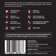Pete & Pedro BIOTIN Gummies – Daily Supplement For Hair, Skin, Nails, 60 Count