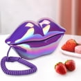 thumbnail image 1 of Teléfono Fijo de Labios morados Higoodz Accesorios Electrónicos, 1 of 7