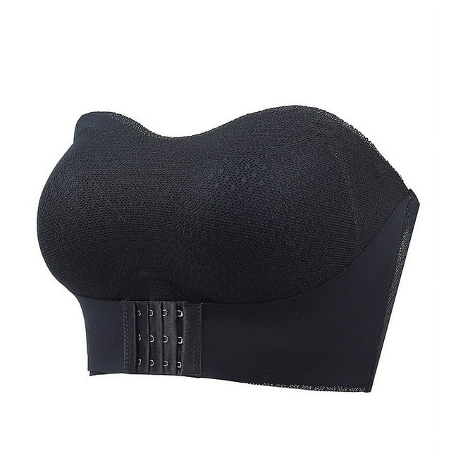 Ropa interior invisible sin tirantes para pecho grande para vestido de novia, push-up especial, parte superior de tubo antideslizante, envoltura anticaída, parche fino extensible para el