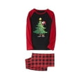 thumbnail image 3 of Odeerbi Christmas Pajamas for Family Holiday Long Sleeve Family Christmas Pajamas Matching Sets Mom Plaid Printed Tops Pants Set Two-Piece Sleepwear Xmas Family Matching PJs Set Multicolor, 3 of 3