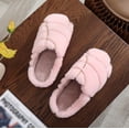 thumbnail image 2 of ZELAND Unisex Christmas Conchas Plush Slippers for Men & Women - Cozy Mexican-Style Winter Indoor House Shoes, 2 of 5