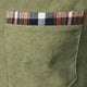 thumbnail image 4 of Blusa y camisa de manga larga con cuello vuelto para hombre, informal, de retazos a cuadros, con botones y cuello vuelto, blusa de manga larga para hombre, 4 of 6