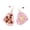 Pink, variant on FENOHREFE Elegant Heart Box Earrings with Bowknot Acrylic Dangle Ear Rings Valentine's Day Accessories Fashionable Jewelry