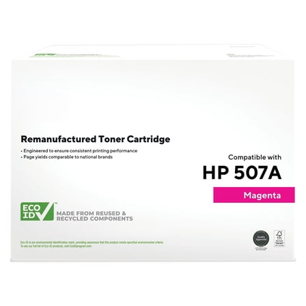 HITOUCH BUSINESS SERVICES Reman Magenta Standard Yield Toner Cartridge Replacement for HP 507A