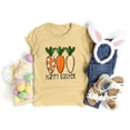 thumbnail image 2 of Easter T Shirt for Women Crew Neck Short Sleeve Happy Easter Bunny Spring Hunt Eggs Rabbit Coquette Bow Carrot Cute Pullover T-Shirt, 2 of 4