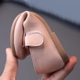 thumbnail image 5 of Viluyesy Girls Mary Jane Flats - Childrens Solid Bow Round Toe Soft Sole Low Heel Princess Dress Shoes Spring Summer Pink Size 8, 5 of 10