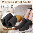 thumbnail image 5 of Kukuzhu Boot Socks for Women, Thick Winter Wool Crew Sock Knit Warm Cozy Christmas Stocking Stuffers Gifts, 5 of 6