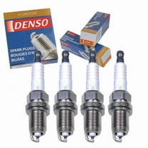 4 pc DENSO 3139 Standard U-Groove Spark Plugs for 96130723 K20R-U11 Ignition Wire Secondary