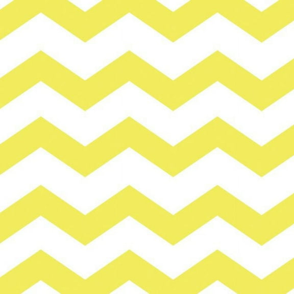Party Creations Chevron & Polka Dots Lunch Napkins, Mimosa, 16 Ct