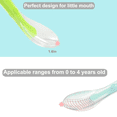 thumbnail image 3 of Cucharas suaves de silicona para bebés, para entrenamiento de alimentación de niños pequeños y bebés, paquete de 5, sin BPA, aptas para encías, para la primera etapa, 3 of 5