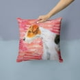 thumbnail image 2 of Love Design with Dog Fabric Decorative Pillow, 2 of 4