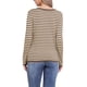 thumbnail image 3 of Camisetas de punto básicas de cuello en V a rayas de manga larga INSPIRE CHIC para mujer M marrón, 3 of 6