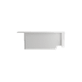 thumbnail image 3 of BOCCHI 1500-001-0127 Nuova Apron Drop-In Fireclay 34" Single Kitchen Sink White, 3 of 7